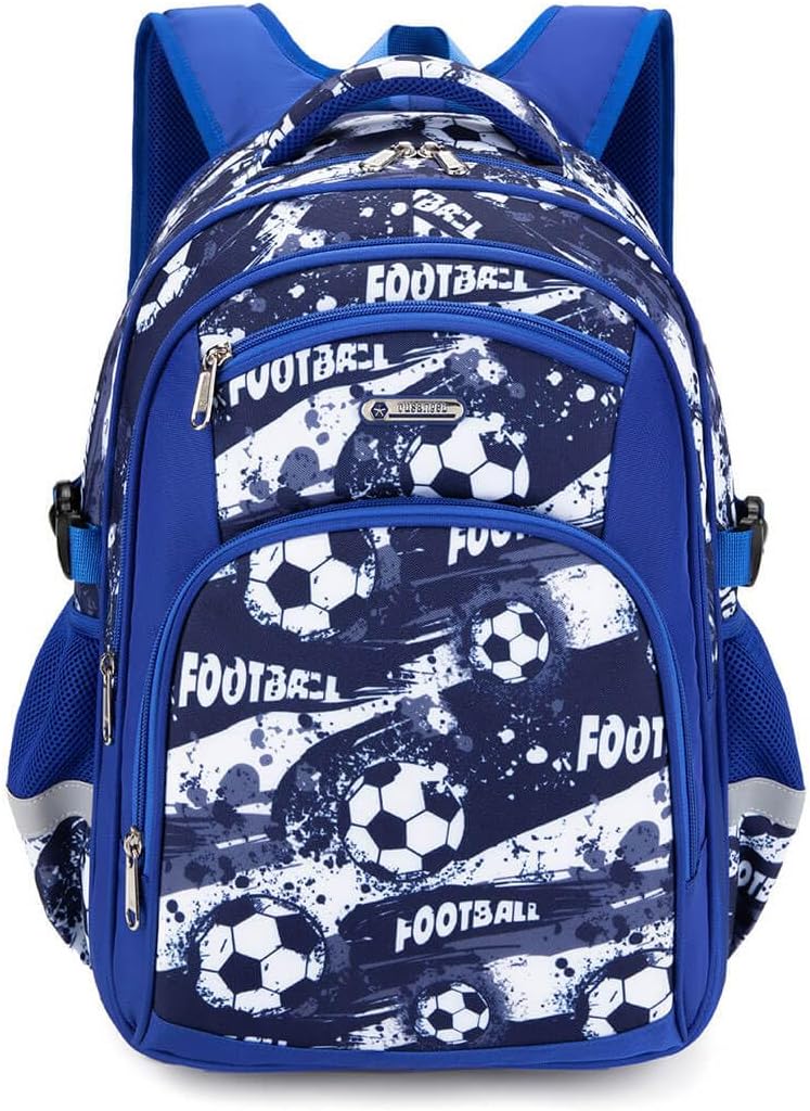 CusangelCusangel Kinderrucksack Mädchen Jungen Teenager Schulrucksack, Ergonomischer & Anpassbarer Schulranzen, Wetterfester Rucksack Kinder mit Brustgurt