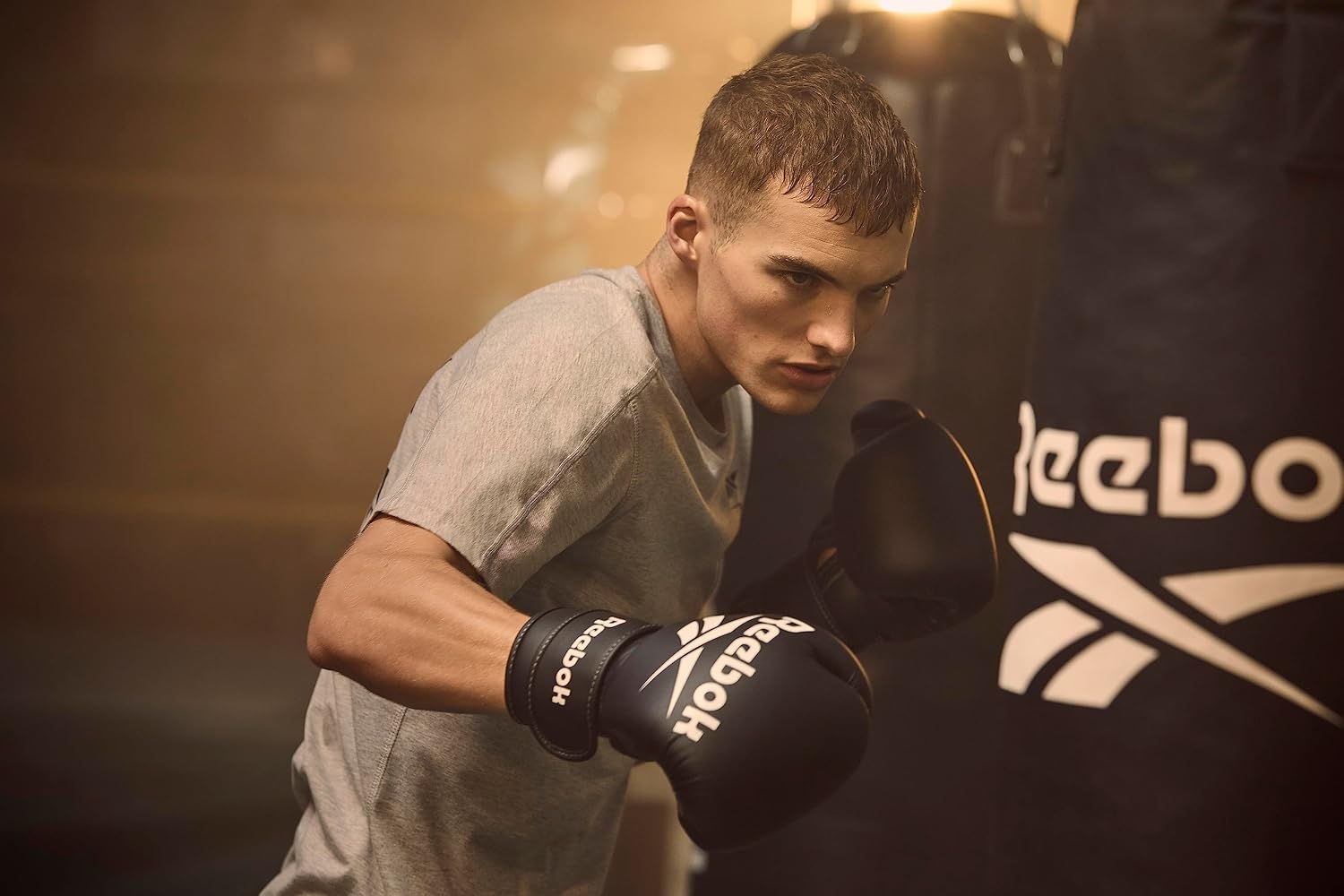 Боксерские перчатки Reebok 10 унций 12 унций 14 унций 16 унций Боксерские боксерские перчатки, фото 7