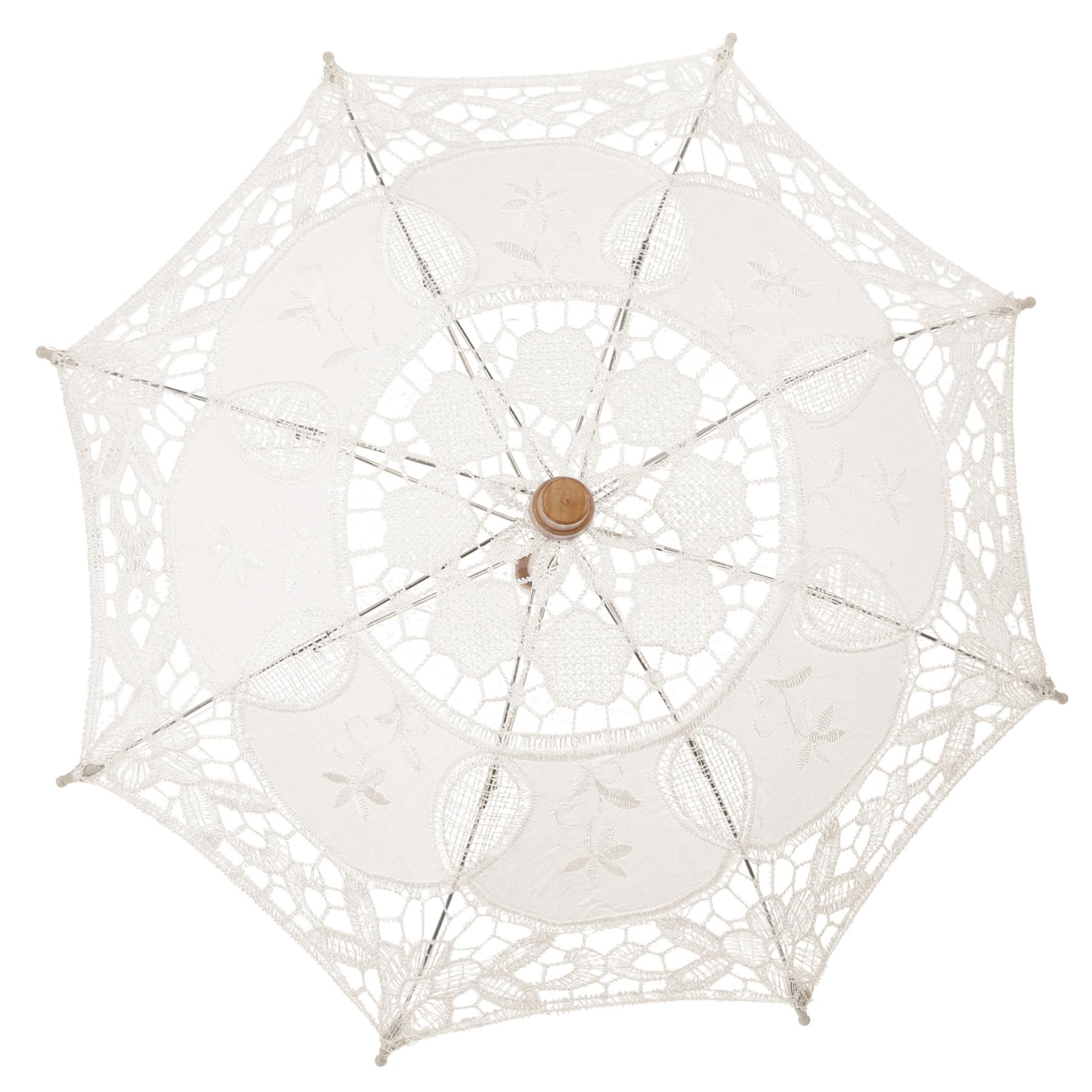 UPKOCH 3stücke Hochzeit Spitzen-regenschirm Eleganter Lace Parasol Aus Tragbarer Hochzeits-schirm Für Braut Und Fotografie Vintage Deko Für Tanzveranstaltungen Und Feiern