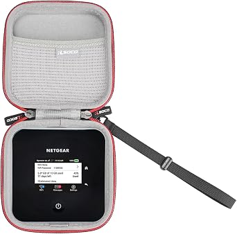 RLSOCO Carrying Case for NETGEAR Nighthawk M6 Pro/M6/M1/M7 Pro/M5/M2/M3 Mobile Hotspot - Fits for Netgear Nighthawk MR6500/MR6550/MR6150/MR6110/MR1100/MR7400/MR5200 Wireless Router