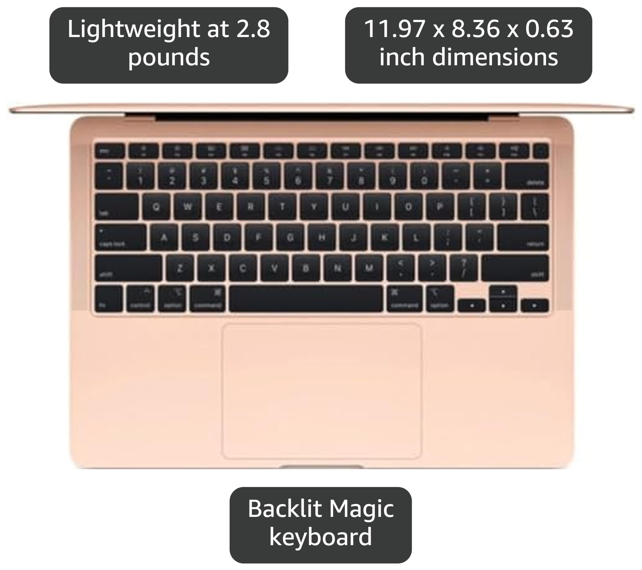 Amazon.com: Apple MacBook Air 2020 13.3-inch (Intel Core i7, 8GB
