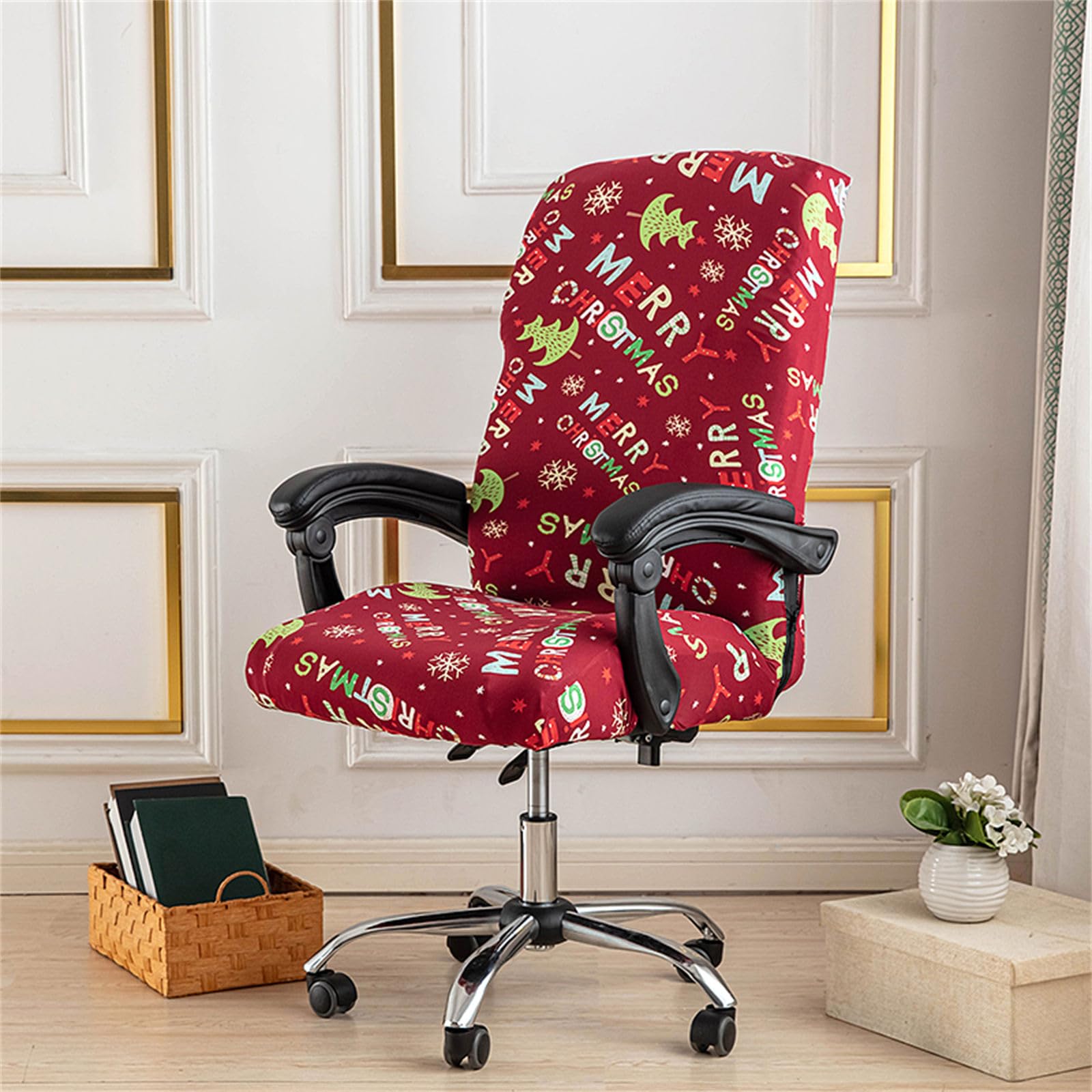 Funda Para SILLA DE ORDENADOR DE LICRA Con Tampados Elásticos, Fundas Para Sillas De Oficina