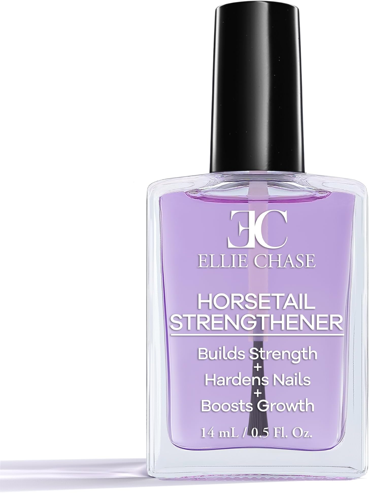 Ellie Chase Nail Strengthening & Growth Nail Polish With Horsetail Grass Extract, 0.5 Fluid Ounce