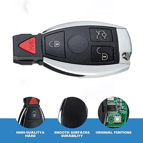 Miniatura 8 de Reemplazo de control de entrada sin llave para más de 2000 años Mercedes-Benz IYZ3312, IYZDC, NEC+BGA (1)