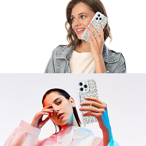 Miniatura 5 de Funda para iPhone 13 Pro MaxiPhone 12 Pro Max con tarjetero para mujer, correa cruzada, soporte para tarjeta de crédito, soporte de anillo, cierre a
