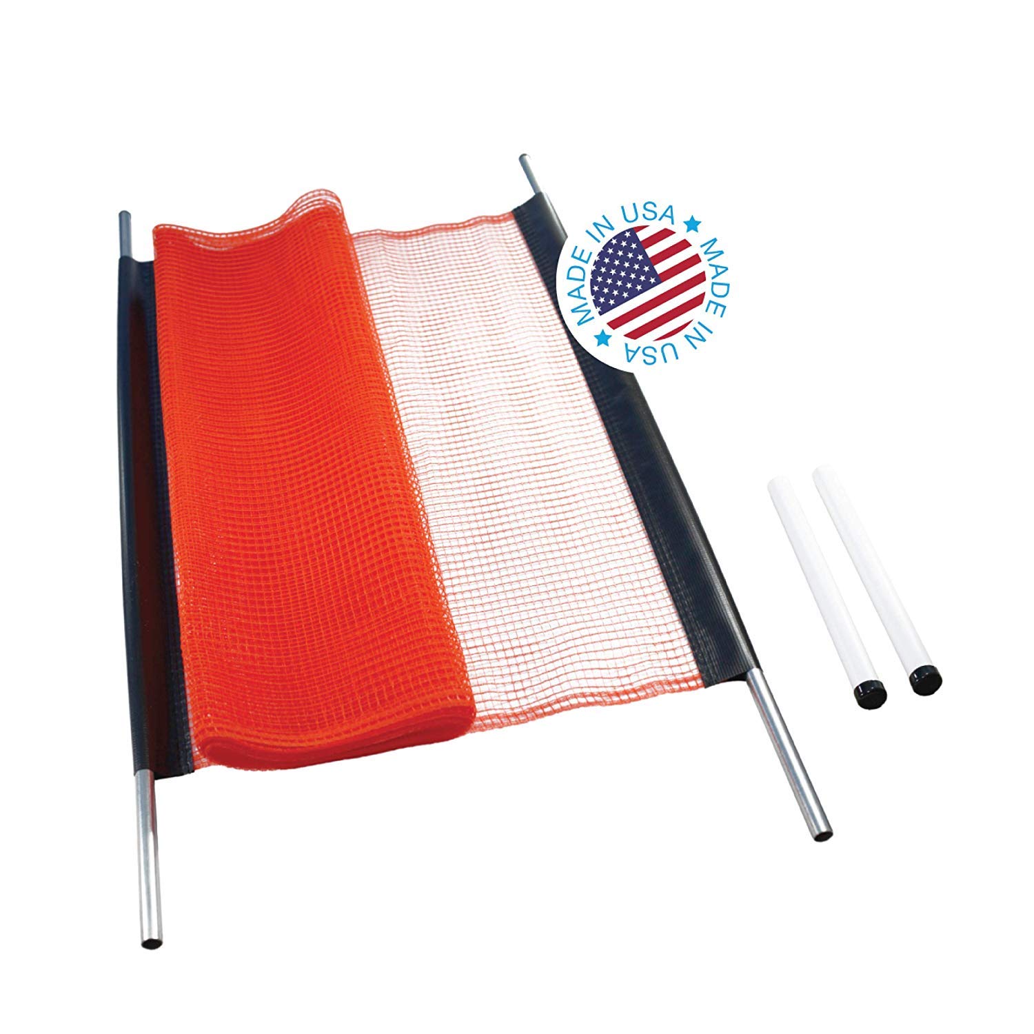 Kidkusion NonRetractable Driveway Safety Net, Orange, 30