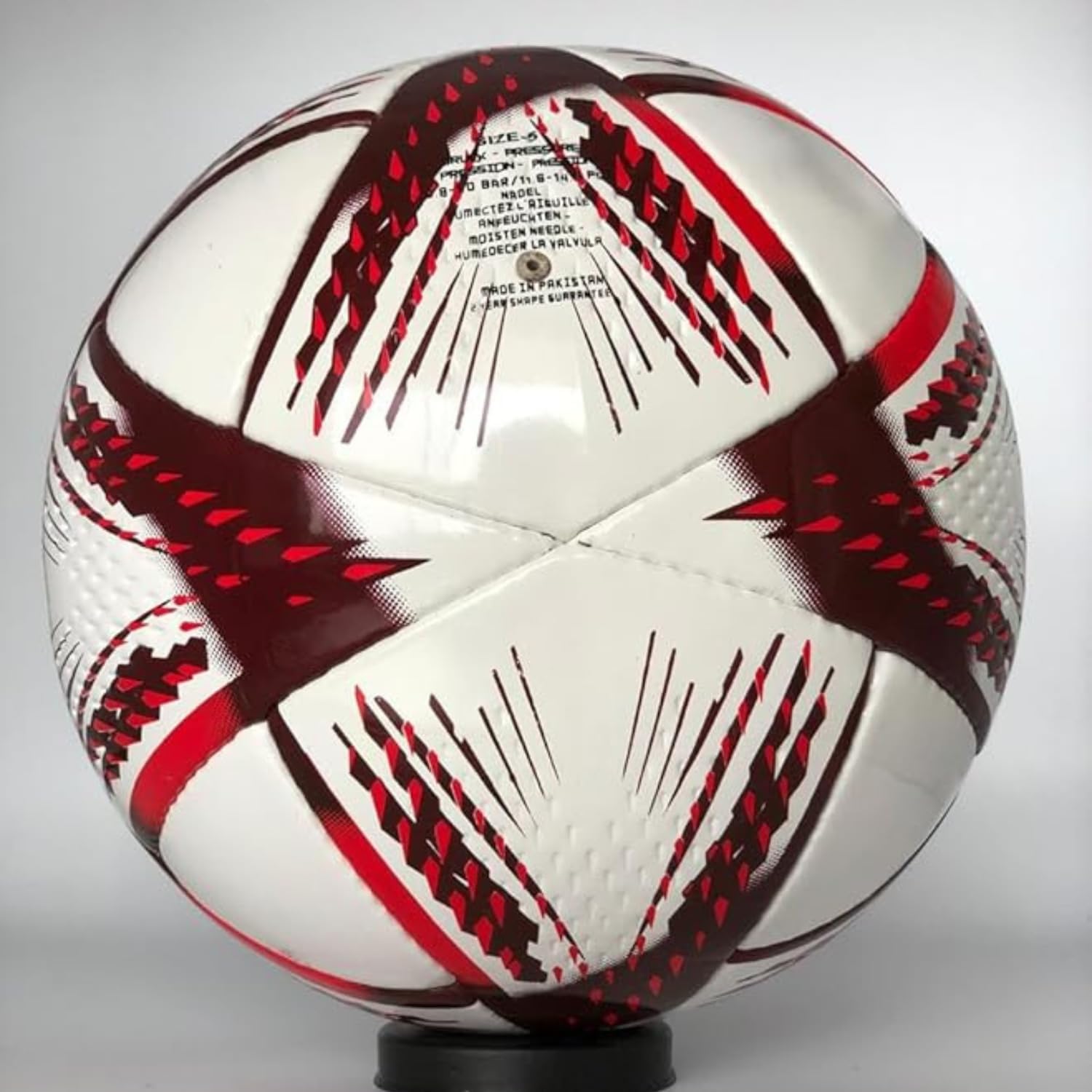 EENA World Cup 2022 Replica Soccer Ball Size 5 Hand Stitched Premium Quality Football for Practice & Matches