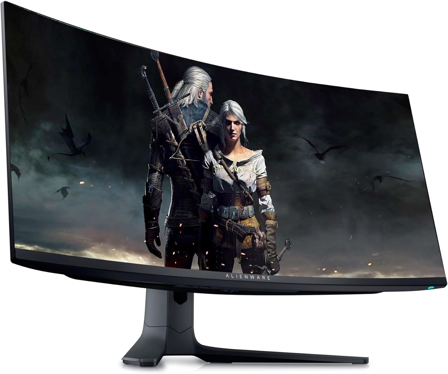 Dell Alienware 34 Curved QD-OLED Gaming Monitor - 34.18" WQHD (3440x1440) 21:9-165Hz - 0.1ms GTG - 1800R - DCI-P3 99.3% - sRGB 149% - AMD FreeSync Premium Pro - VESA AdaptiveSync Display