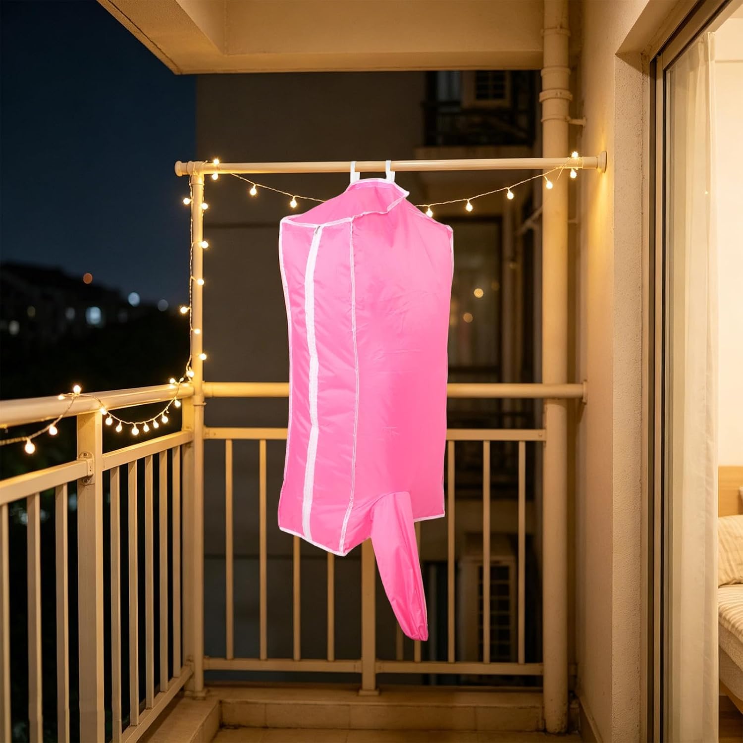 Portable Travel Dryer for Clothes Drying - Foldable Garment Dryer Bag Attachment - Instant Garment Drying Tent for Swimming Suit Underwear T-Shirts Pants, Not Included Blower