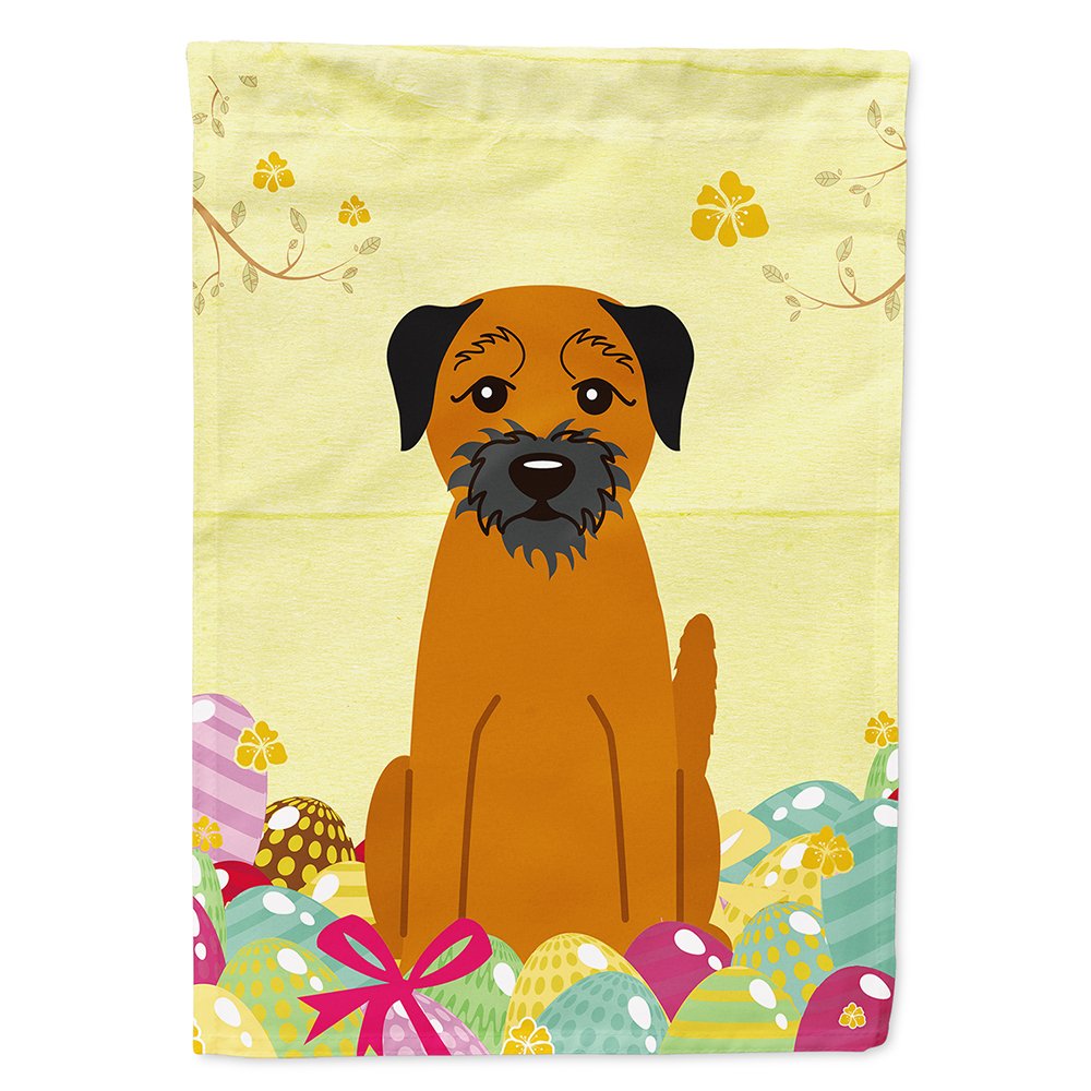 Drapeau de Pâques Border Terrier BB6039CHF pour égayer votre jardin au printemps