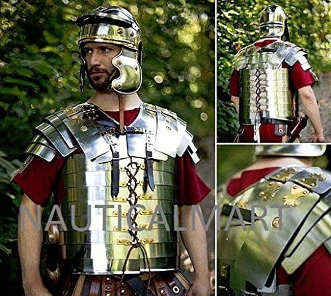 Medieval Lorica Segmentata Roman Legionnaires Medieval Armor Breastplate by Nauticalmart
