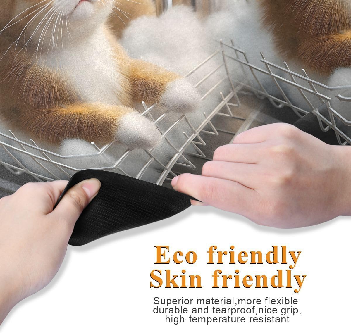 ALAZA Cat Foam Plate Yoga Mat Non Slip Fitness Exercise Mat, Workout Mat for Yoga, Pilates and Floor Exercises