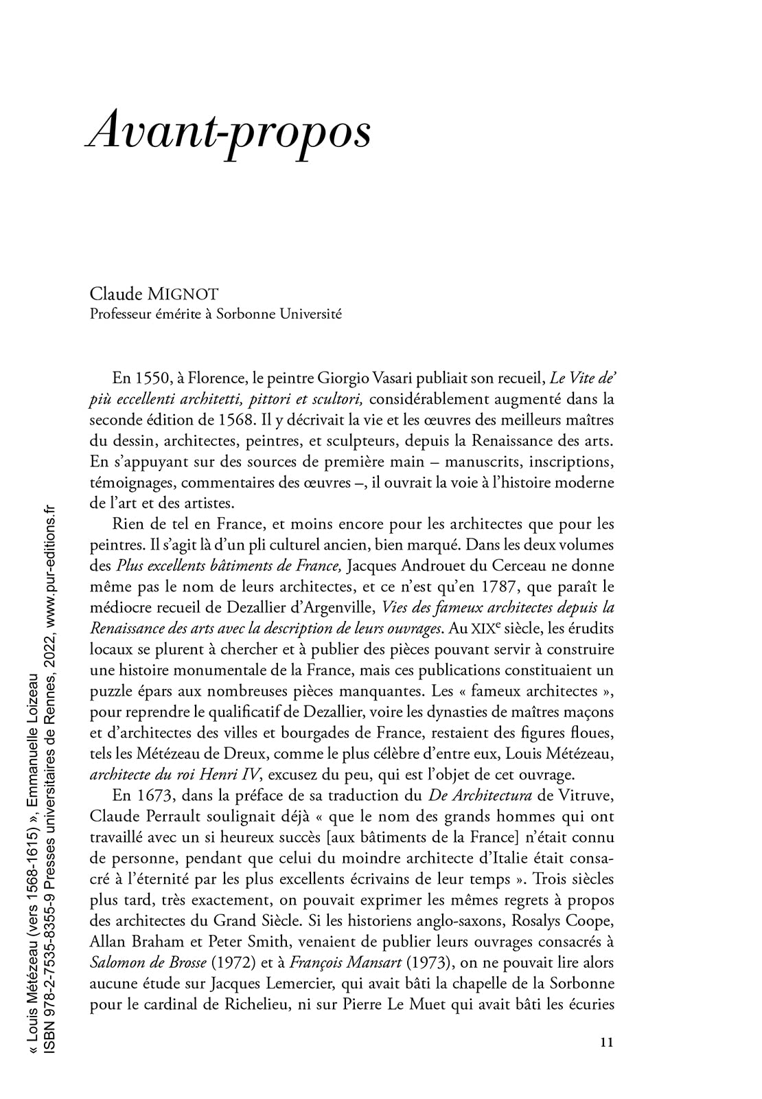 Louis Métézeau (1568-1615): Architecte du roi Henri IV