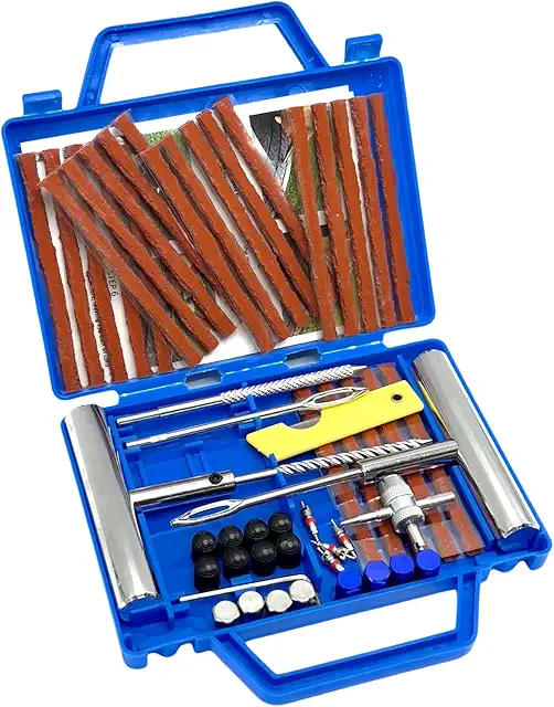 Kit de Reparación de Neumáticos QUNNIE 53 Piezas - Profesional y Portátil