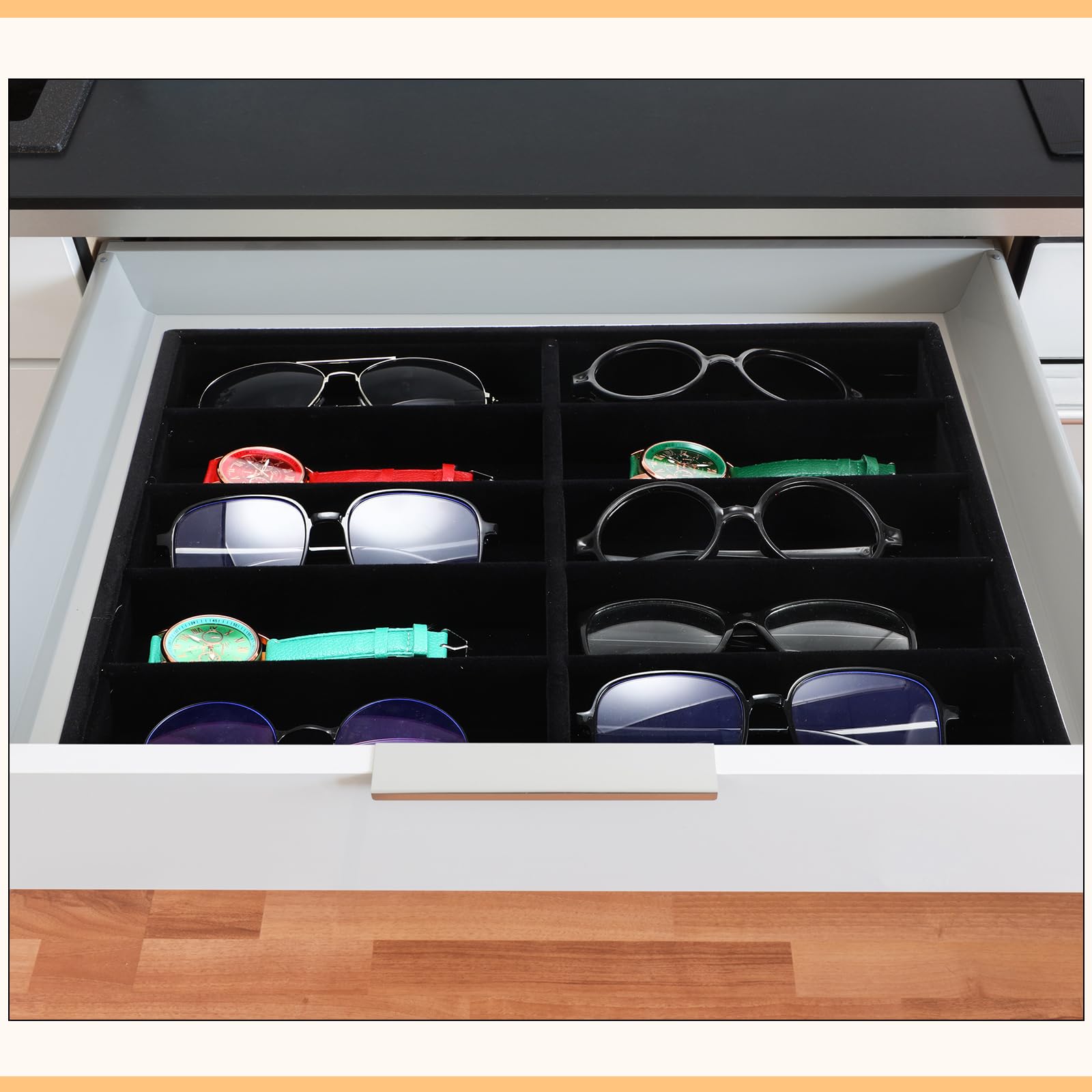Amazon.com: Batiyeer Sunglasses Organizer Storage Tray 10  display picture 3