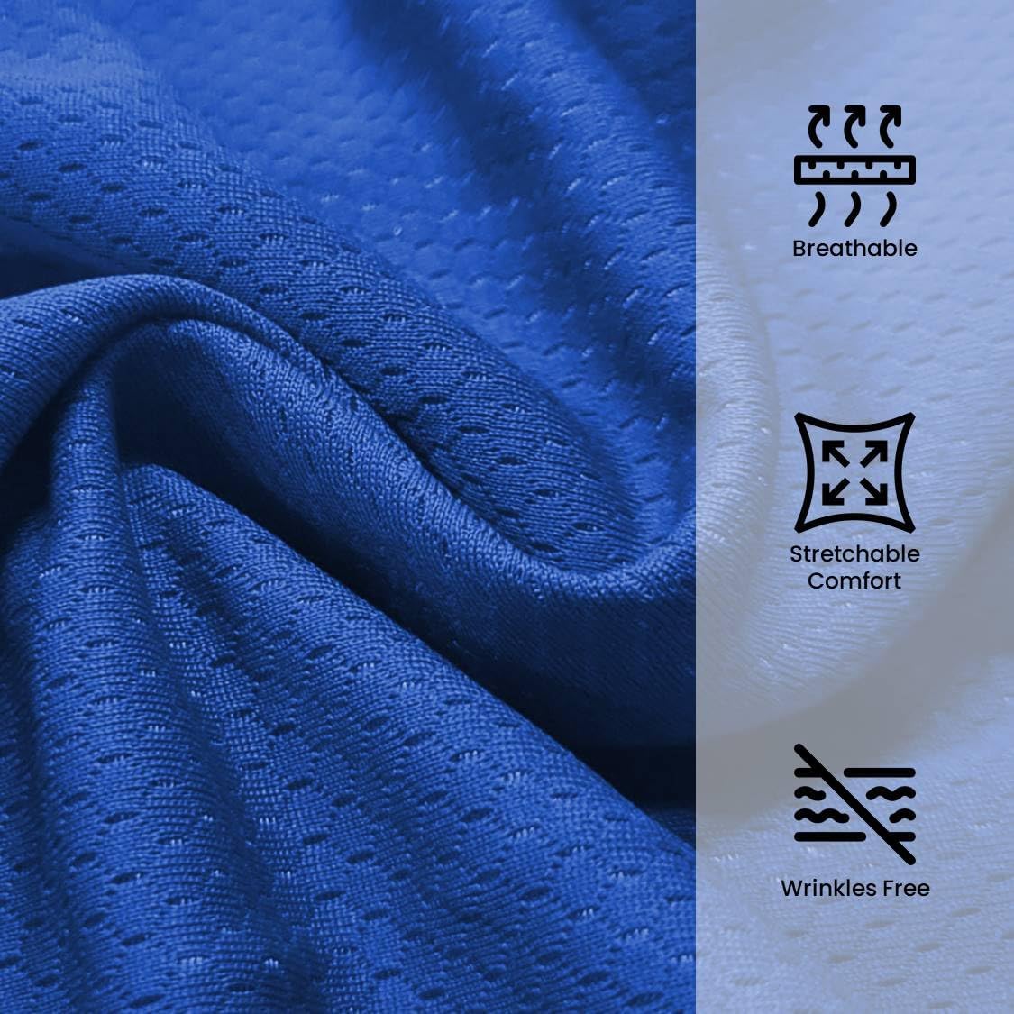 TopTie Men's 7" Mesh Basketball Shorts with Pockets, 2-Tone Active Athletic Shorts, Workout Shorts for Adult - Image 6