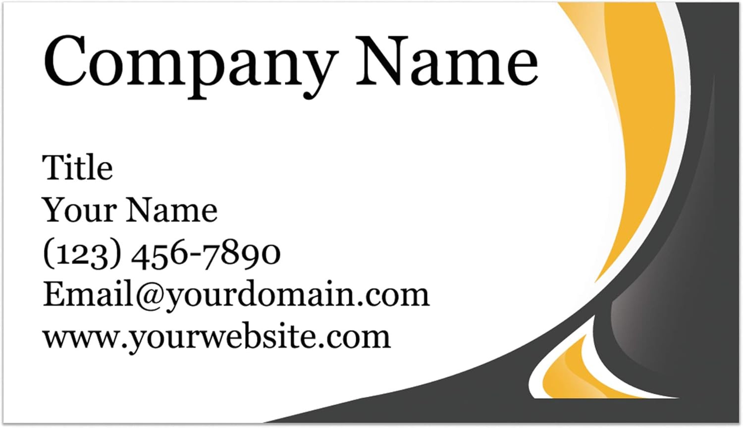 Custom Printed Business Cards - Thick Sturdy Stock 300GSM - 3.5" x 2" - 100% Made in the U.S.A. (Ocean Blue, 100) : Office Products