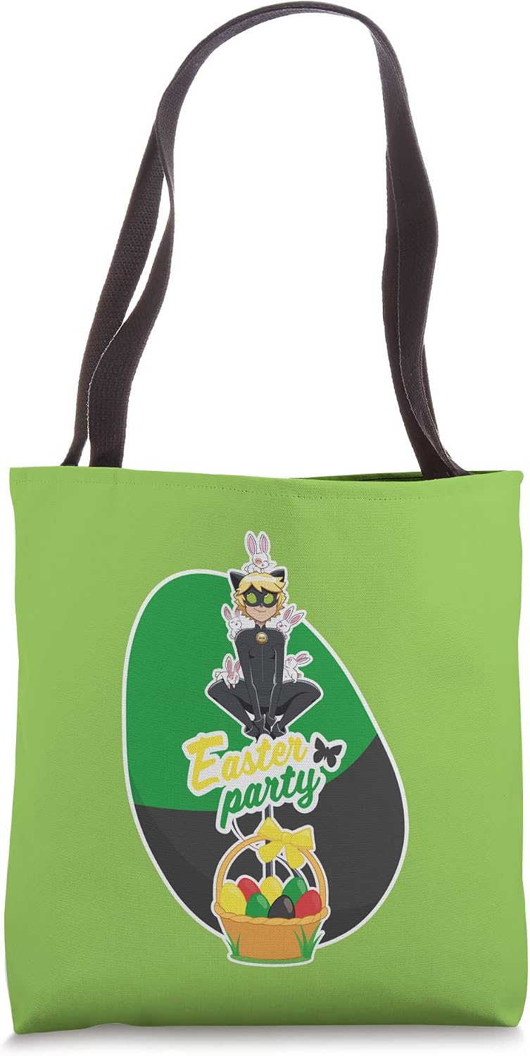Miraculous Ladybug Spring Collection Easter Party Cat Noir Tote Bag