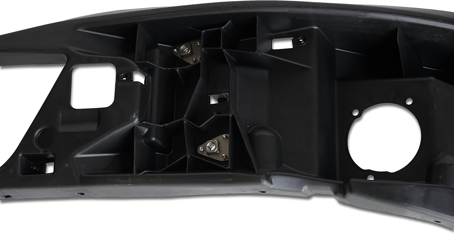 Kozak Inner Bumper Reinforcements with Fog Lamp Hole Set (Driver Left and Passenger Right Side) Compatible with Kenworth T680 Next Gen 2022 2023+ PLUS Logo, 2x 22" Wipers and Vest