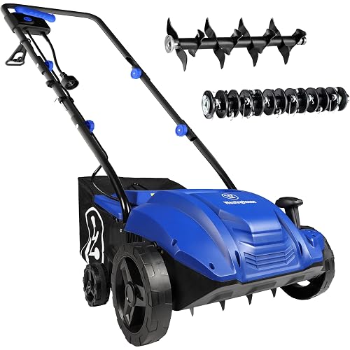 Westinghouse 13" 12-Amp 2-in-1 Electric Dethatcher and Scarifier with Collection Bag