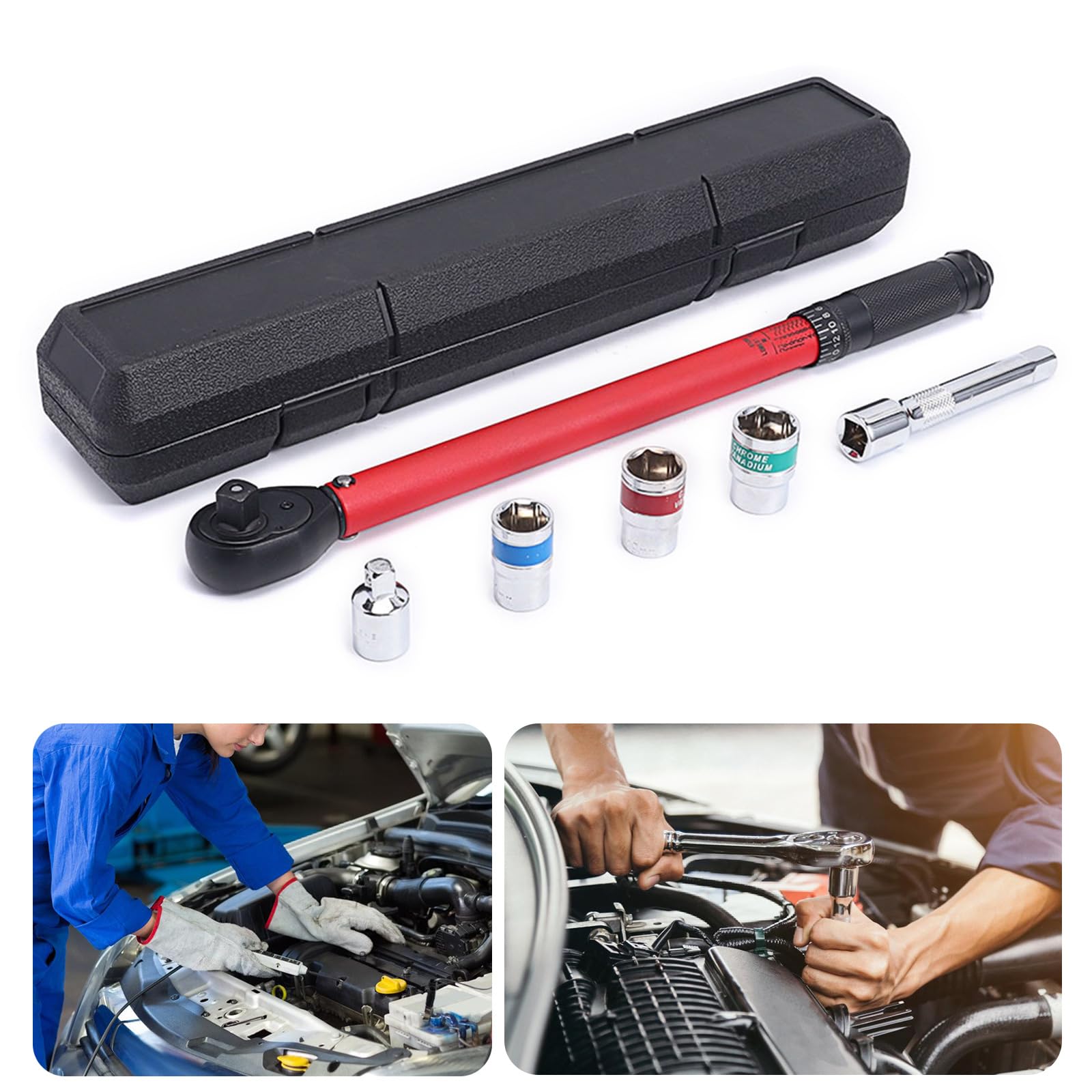 Herramienta de mano galvanizada de acero al carbono para reparación mecánica automotriz, fácil de usar en espacios reducidos, herramienta de mano automotriz