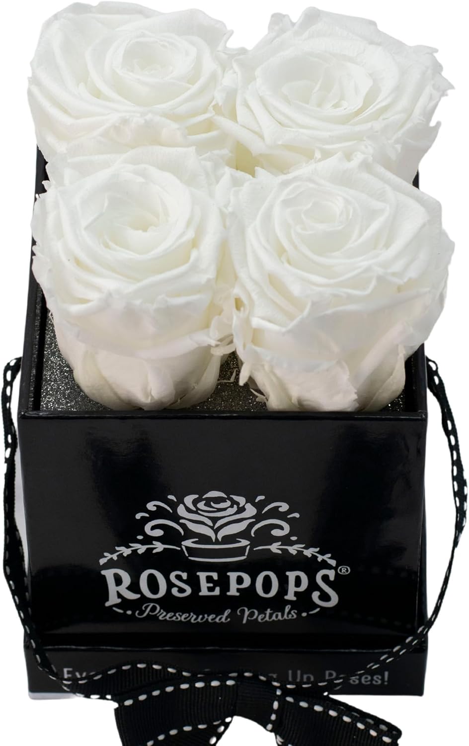 Amazon.com: ROSEPOPS Pop-Up Four Preserved Real Roses - Scented Blooms ...