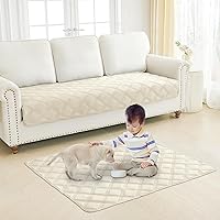 Vista 7 de Smiry Manta impermeable para cama de perro de 30 x 53 pulgadas, suave manta reversible para mascotas, lavable, a prueba de fugas, para sofá