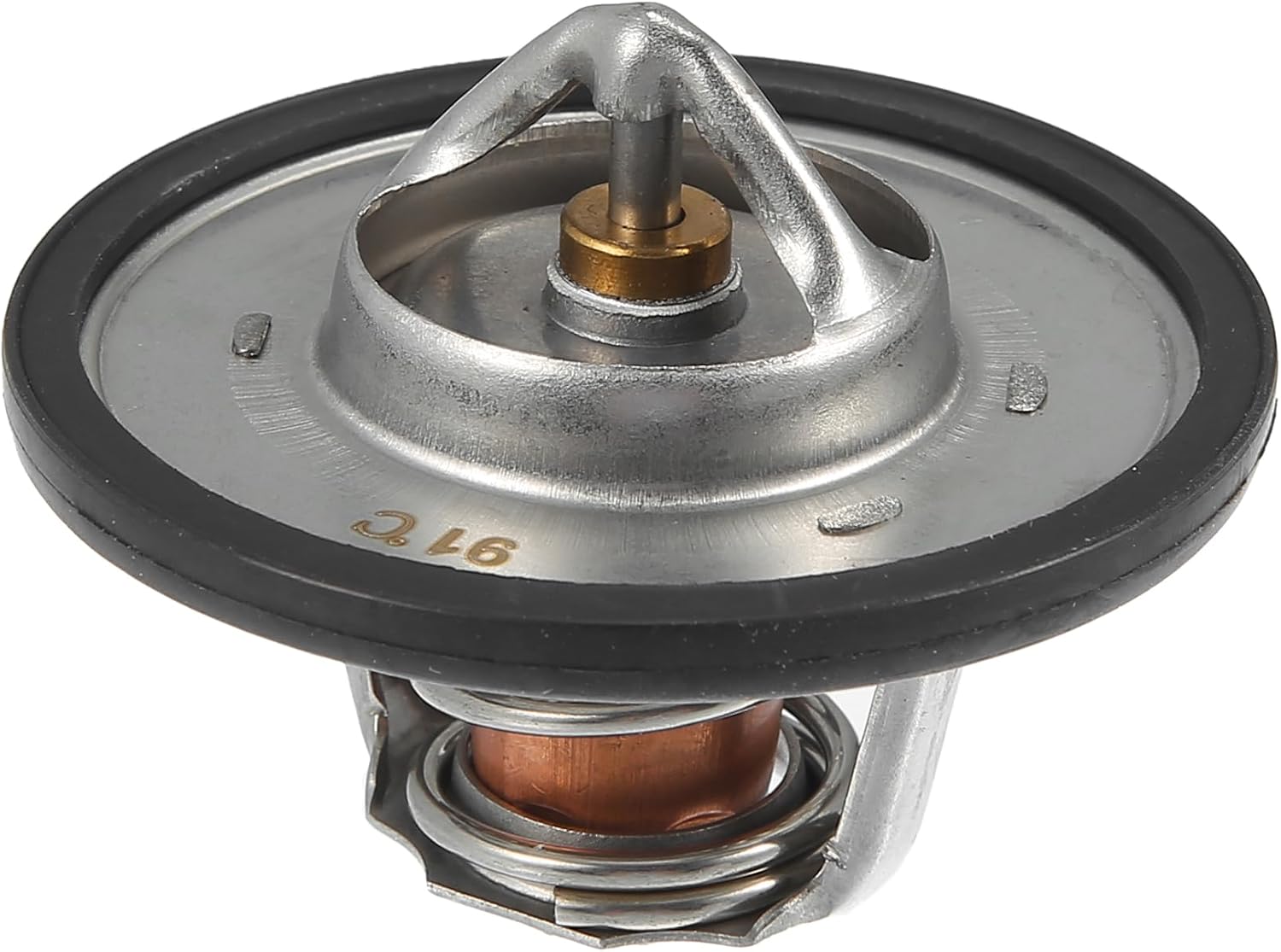 X AUTOHAUX 83501426 Engine Coolant Thermostat Replacement for Jeep Wrangler 1987-1995 Aluminum Rubber