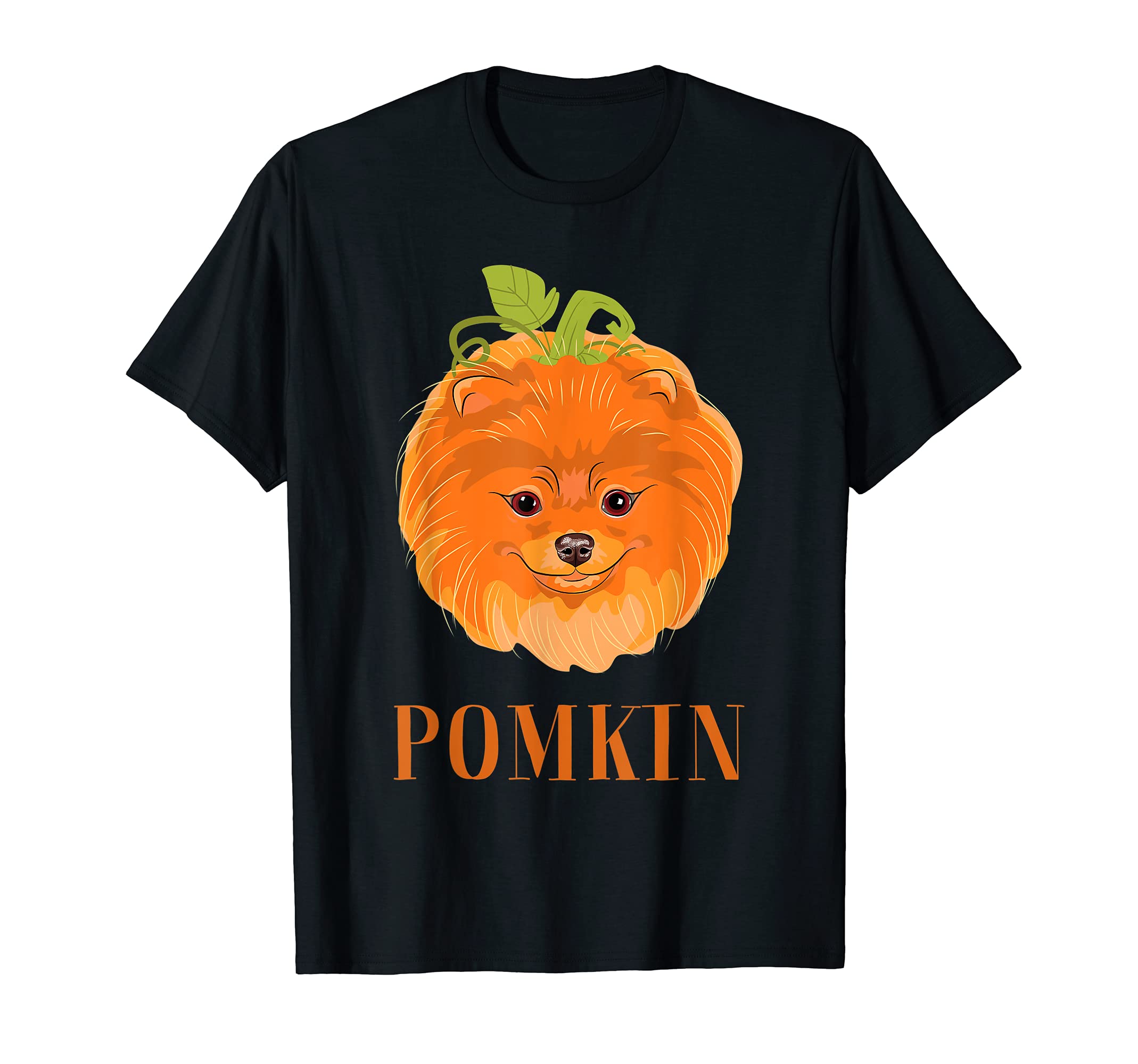Pomkin Pomeranian Pumpkin Halloween Kids Boys Thanksgiving T-Shirt