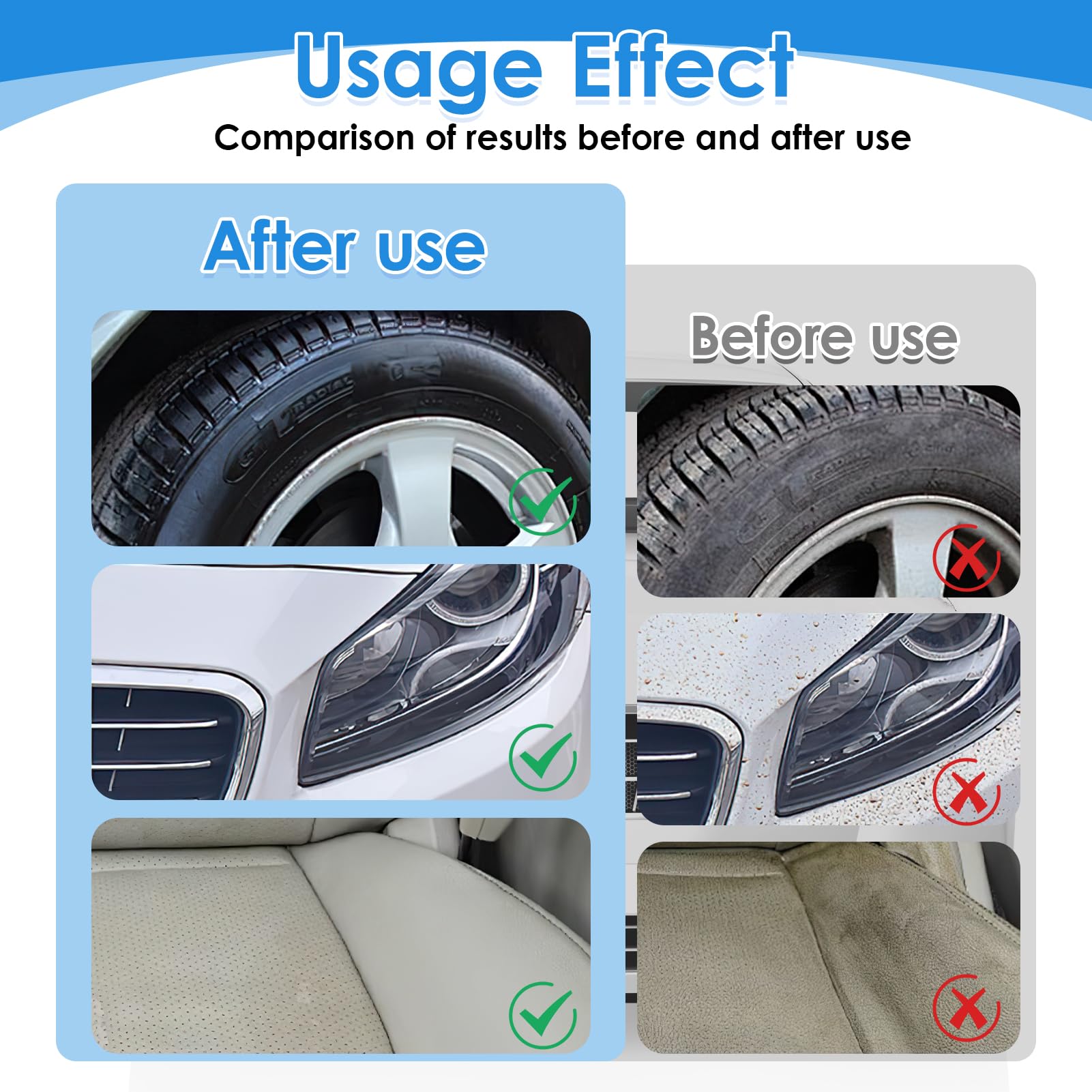 Fadcaer Car Cleaning Mitt Clay Wash Microfibre Cloth Alternative Novel