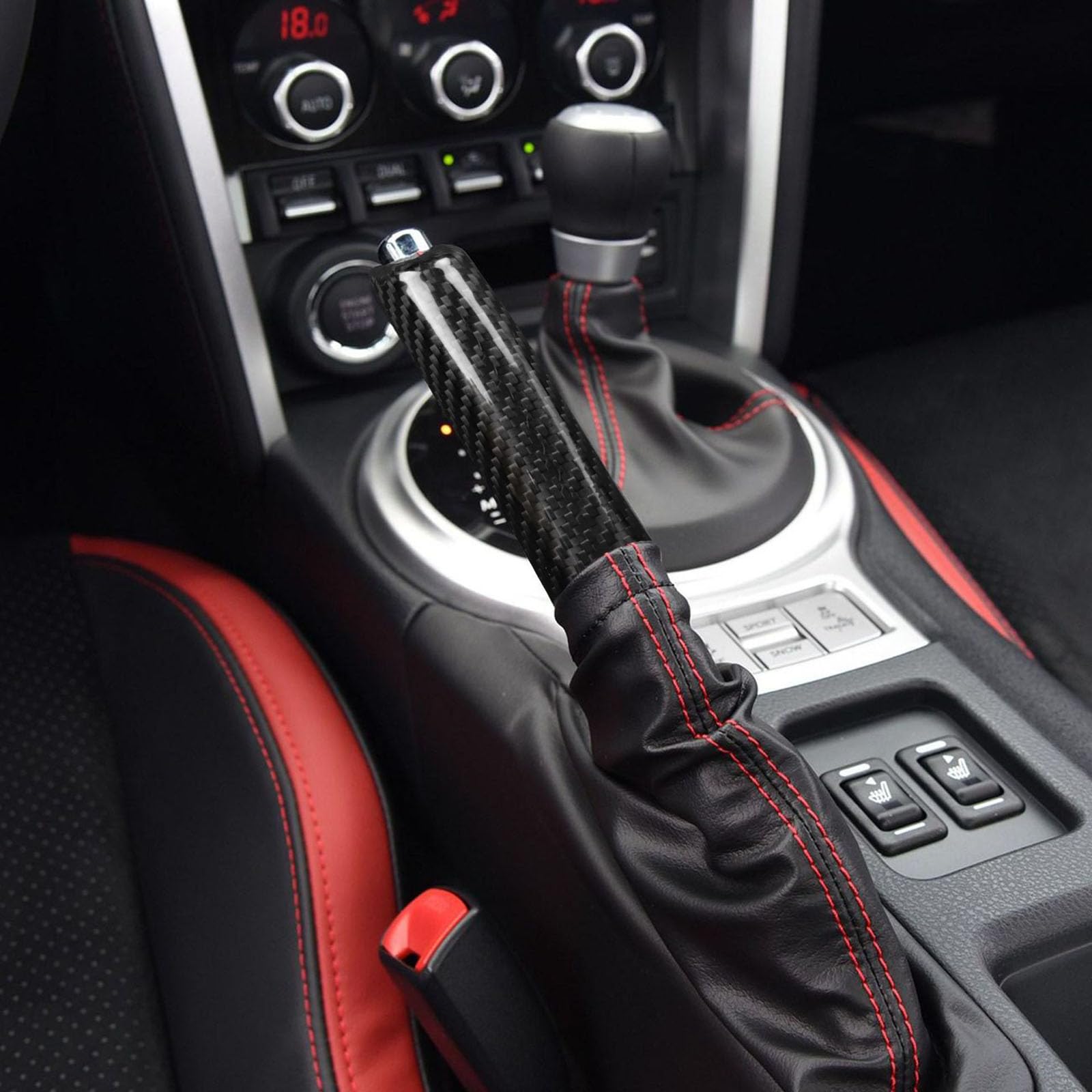 Osłona hamulca ręcznego z włókna węglowego do Subaru BRZ Toyota 86 Scion FR-S