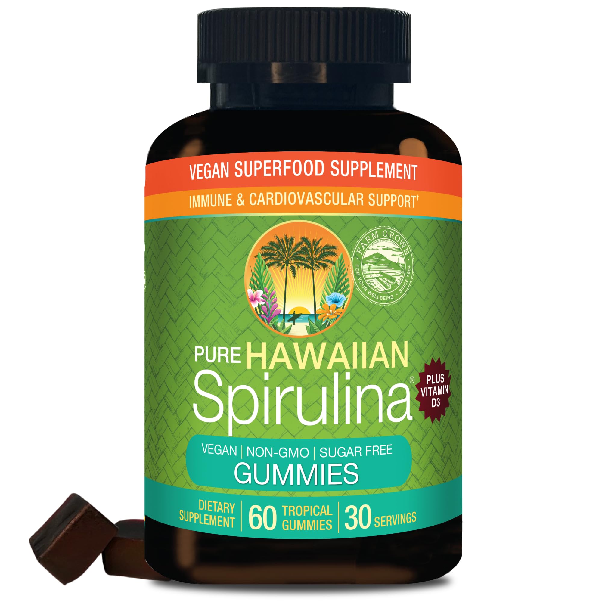 Nutrex Hawaii Pure Hawaiian Spirulina Tablets, Vegan, 500 mg, 400 Count — Amazon image 12
