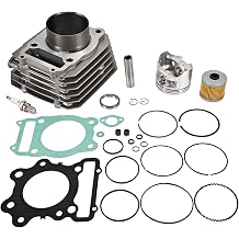74mm TRX300 Cylinder Piston Kit Compatible with Honda TRX 300 Fourtrax FW 4x4 2x4 four-wheel 1988-2000 Rebuild Kit Top End Repair Kit Spare Parts