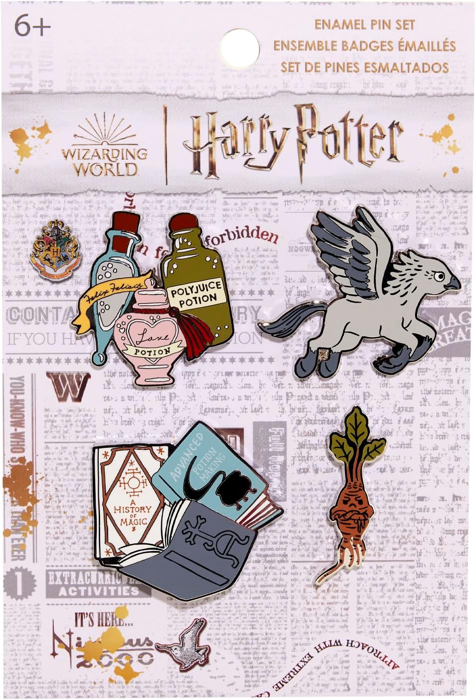 LoungeflyLoungefly PIN - Harry Potter Enamel Pin Set - Harry Potter - Harry Potter Enamel Pins - Cute Collectable Novelty Brooch - for Backpacks & Bags - Gift Idea - Movies Fans