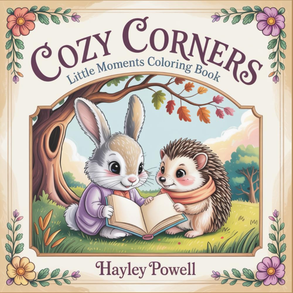 Cozy Corners: Little Moments Coloring Book - Heartwarming Scenes of Kawaii Animals in Everyday Joy – Illustrations for Relaxation, Mindfulness & Creative Escape from Stress