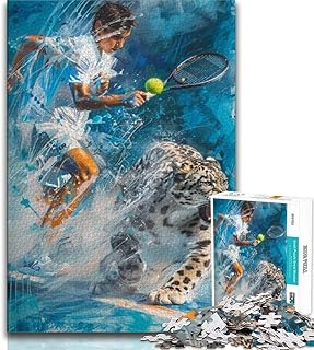 Comprar Rompecabezas de 1000 Piezas de Jugadores de Tenis, Juego Educativo, Juguete de desafío, decoración de Pared, cumpleaños y Navidad 38x26cm