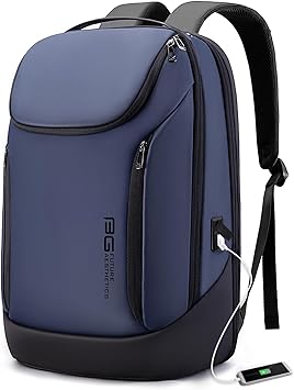 BANGE Business Smart Backpack Waterproof fit 15.6 Inch Laptop Backpack with USB Charging Port,Travel Durable Backpack