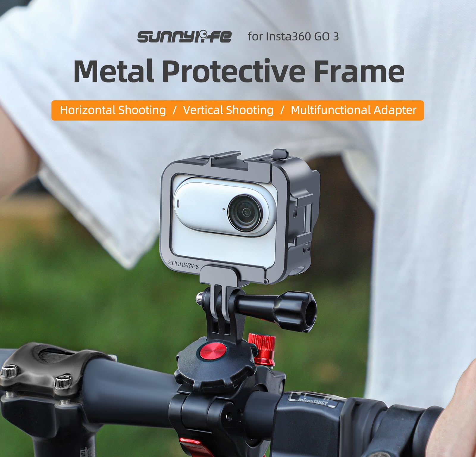 Gabbia Protettiva In Metallo Per Insta360 X5 – Custodia In Alluminio Con Copriobiettivo, Blocco Rapido, Supporti Slitta Fredda E Riduzione Del Rumore (Peso 63,5 G Gabbia Protettiva In Metallo Per Insta360 X5 – Custodia In Alluminio Con Copriobiettivo, Blocco Rapido, Supporti Slitta Fredda E Riduzione Del Rumore (Peso 63,5 G
