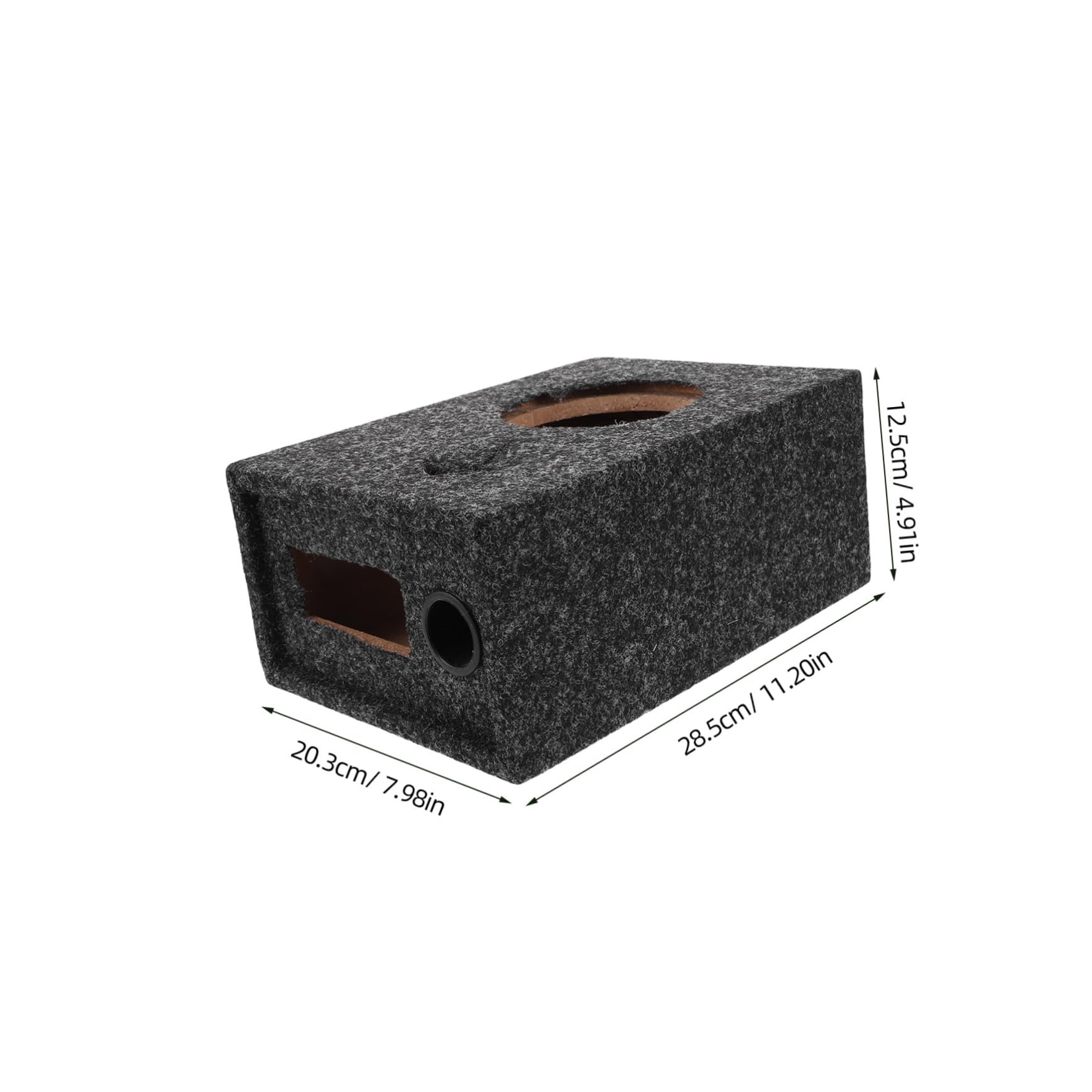 Beatifufu Your Car Audio Audio Speaker Box Enclosure Car Subwoofer Boxes Amplifier DIY Modification Material