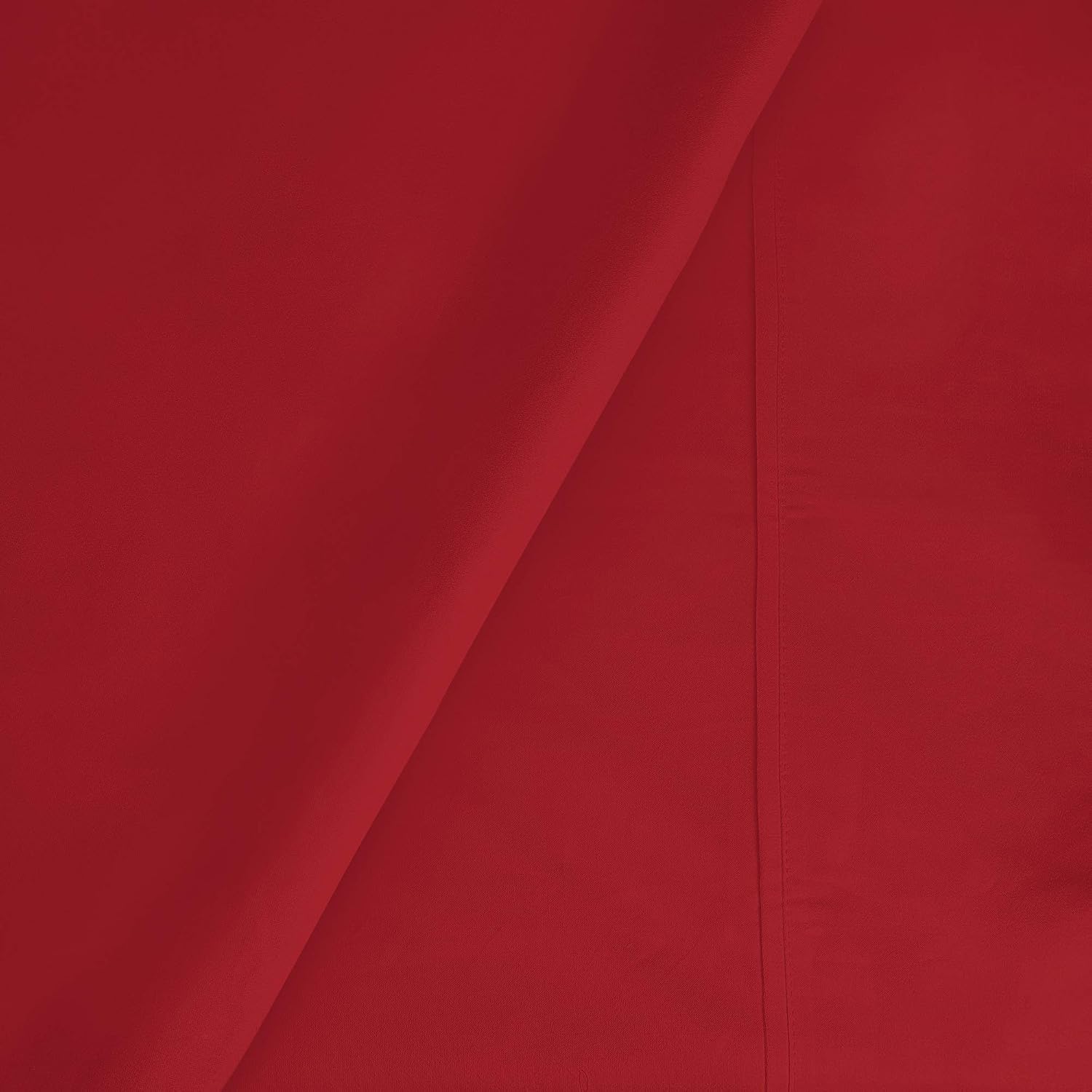 ZECOTT 100% Cotton Sheet Set King-Burgundy Sheet Sets King Size-400 Thread Count Sheets King-Long Staple Cotton King Sheets-Sateen Sheets King Size-Silky Soft Sheets-Deep Pocket King Fitted Sheet