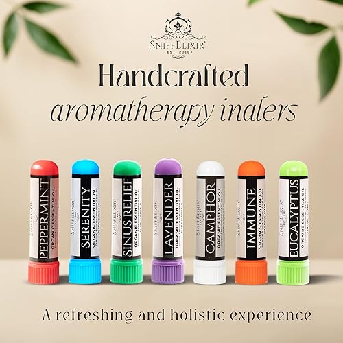 Miniatura 18 de Inhalador nasal de lavanda inhalador de aromaterapia nasal – Inhalador de aceite esencial natural para una mente tranquila, inhalador de náuseas