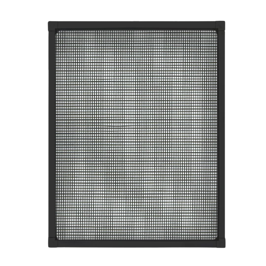 Metro Screenworks Custom Window Screens Fully Assembled and Ready to Install - Window Screen Replacement for House, (Black) Pre-Framed Mesh Replacement Window Screens, Home, Patio, & More