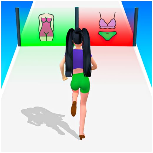 Costruisci un gioco di vestire la regina della moda: costruisci una passerella per la regina, un outfit di sfida per il rifacimento della moda, corri una gara 3d