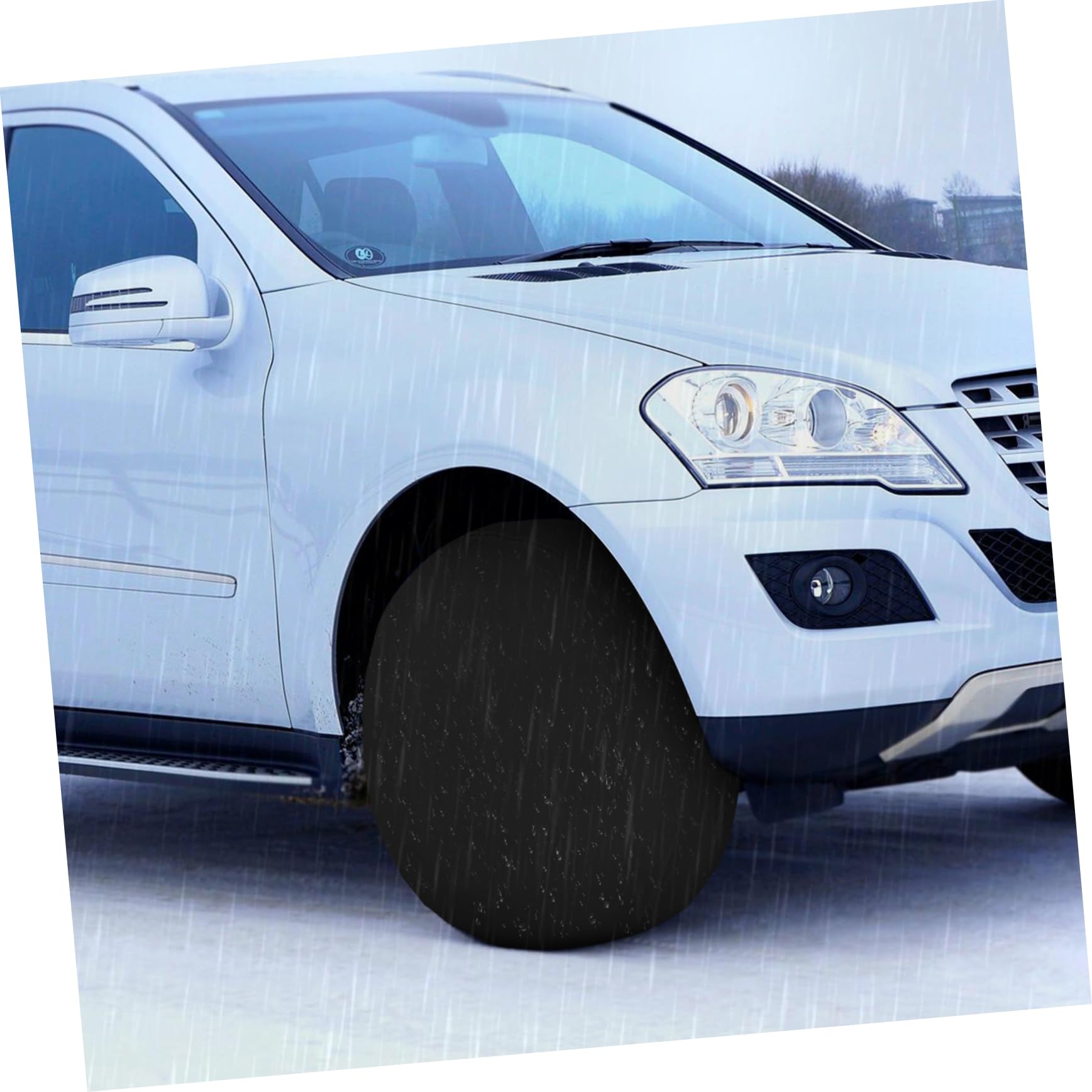 iplusmile 4pezzi Copriruota per Pneumatici di Rimorchi Copertura per Camper Auto e Suv Realizzata in Oxford per Protezione da Sporco e Sole