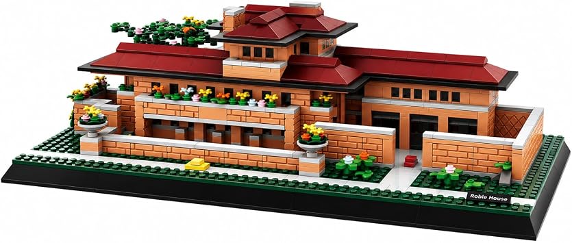 1182 Piece Lobby House Chicago Building Set World Landmark Architecture Model Collector Toy for Kids and Adults