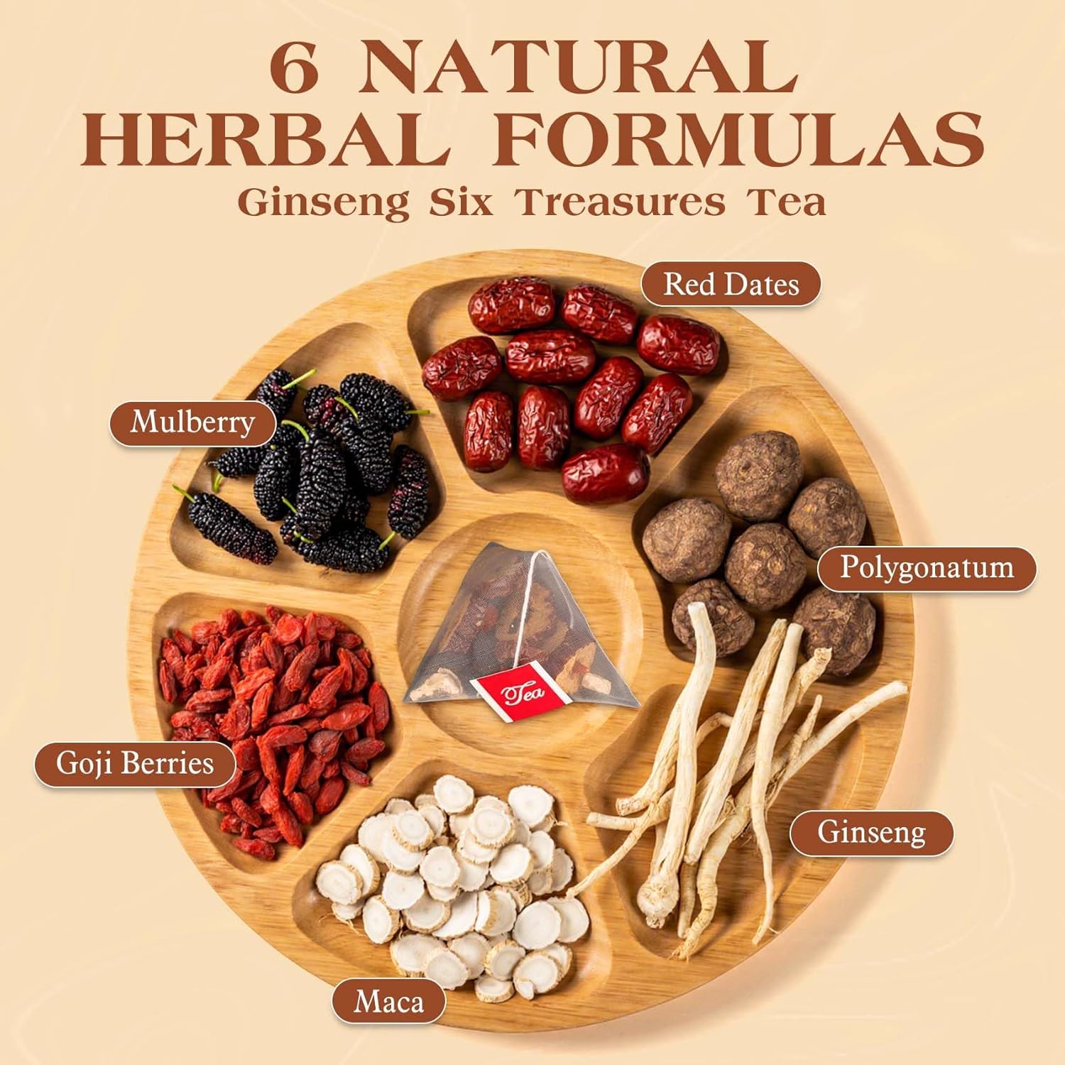 Zenvivian Ginseng Six Treasure Tea