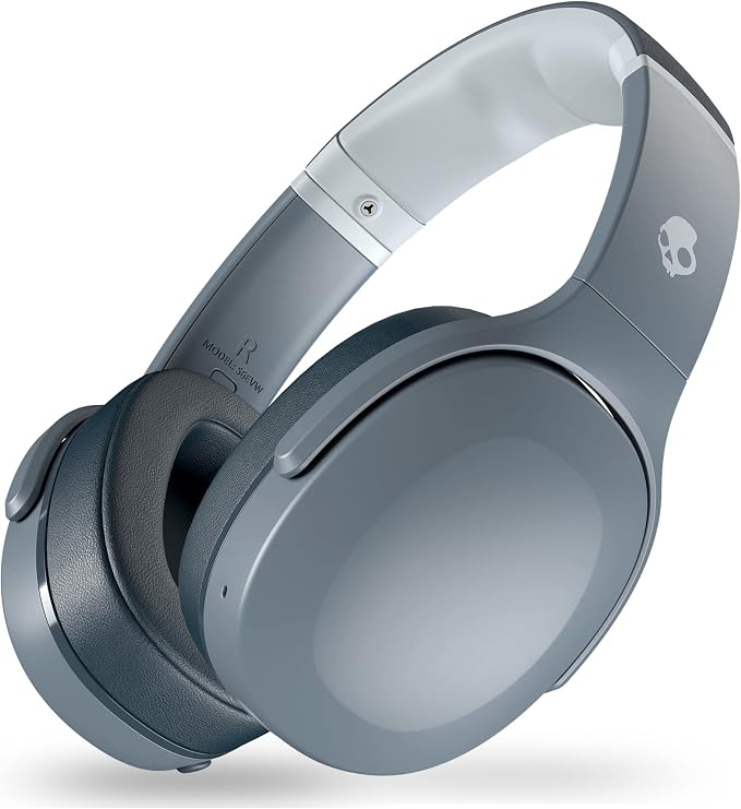 Skullcandy 公式ストア Crusher Evo ワイヤレスヘッドホン サブウーファー搭載 パーソナルサウンド機能 最長40時間再生 Bluetooth 5.0 マイク付き 落とし物検索 Tile 3Qプリセットイコライザ 急速充電 通話 選曲 オリジナルステッカー付き (CHILL GREY)