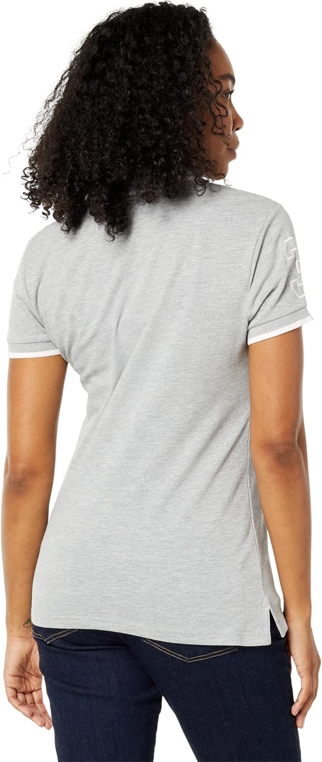 Solid Polo Shirt with Multitonal Logo by U.S. Polo Assn. - Image 2