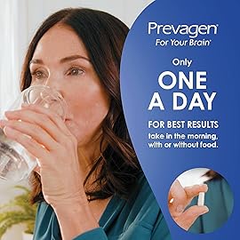 Prevagen Regular Strength - 120 Capsules (4 Month Supply) | Formulated for Your Brain | 10mg of Apoaequorin Plus Vitamin D3 with 7-Day Pill Minder