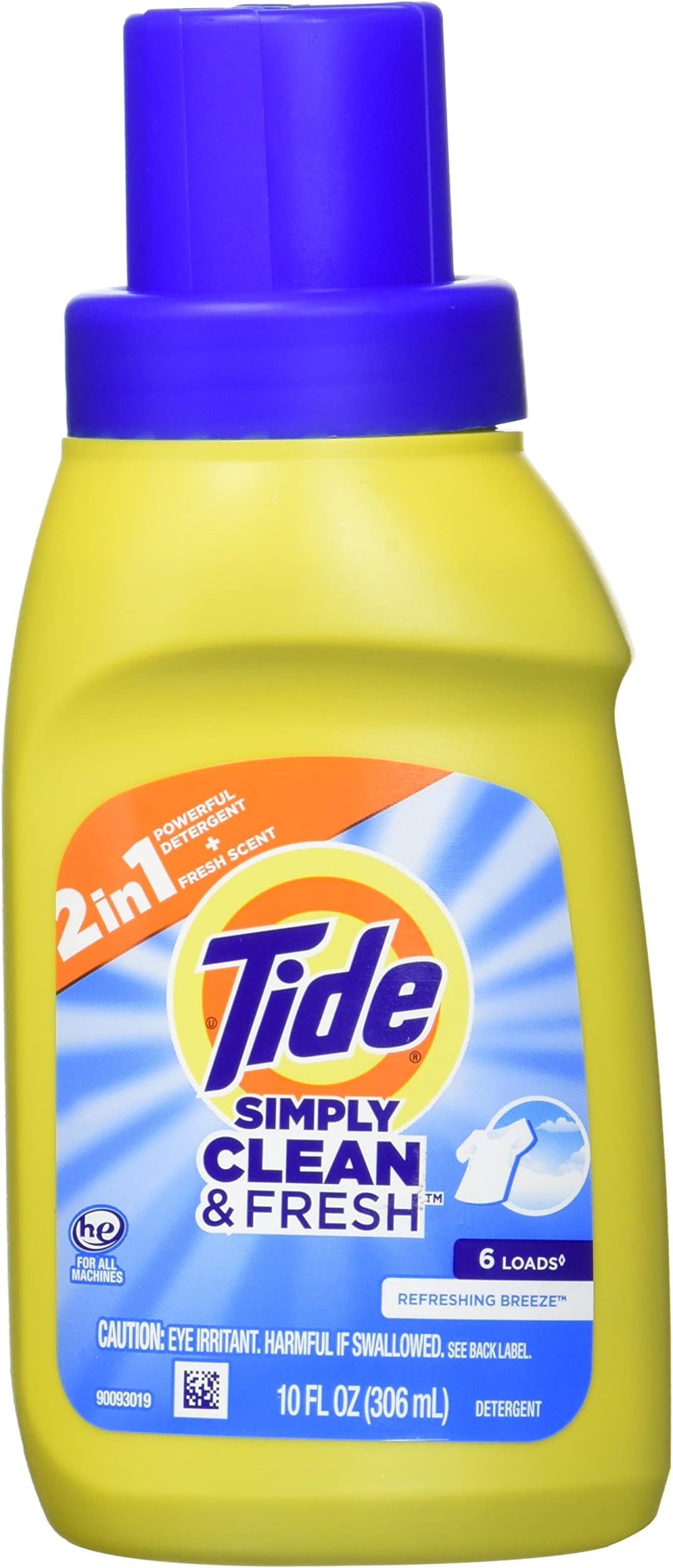 Tide Liquid Laundry Detergent, Original Scent, Travel Size 10oz (3 Pack) Health